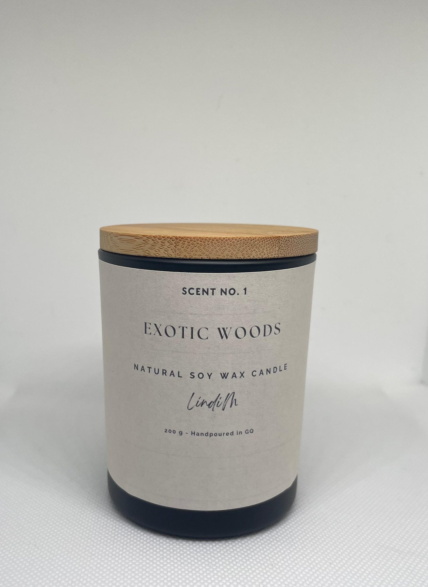 200g Scented Candle - Exotic Woods